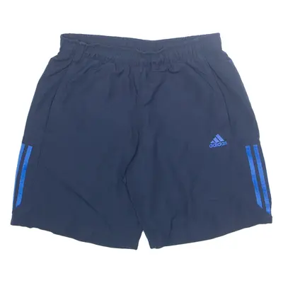 ADIDAS Mesh Lined Mens Sports Shorts Blue M W30