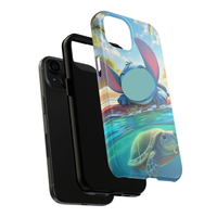 Ver 1 Funny Cute Blue Cartoon Phonecase  for IPHONE 15/14/13/12/11/X/XS/XR/SE/8/7, SAMSUNG GALAXY S25/S24/S23/S22/S21, GOOGLE...