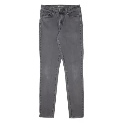 LEVI'S High Rise Womens Jeans Grey Slim Skinny W28 L32