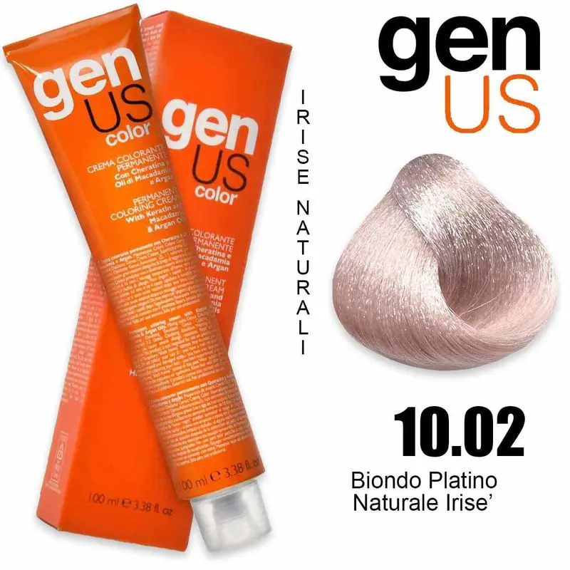 Crema Colorante Permanente Genus 100 Ml 10.02