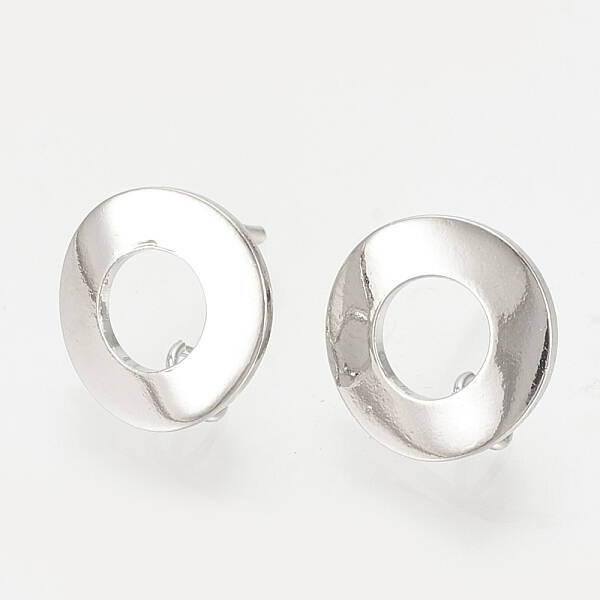 Brass Stud Earring Findings