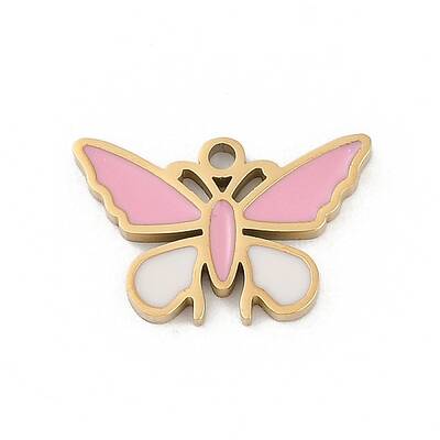 304 Stainless Steel Enamel Charms