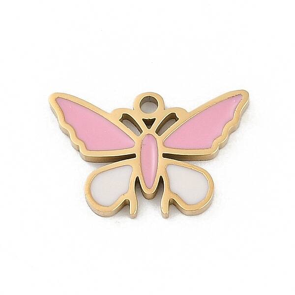 304 Stainless Steel Enamel Charms