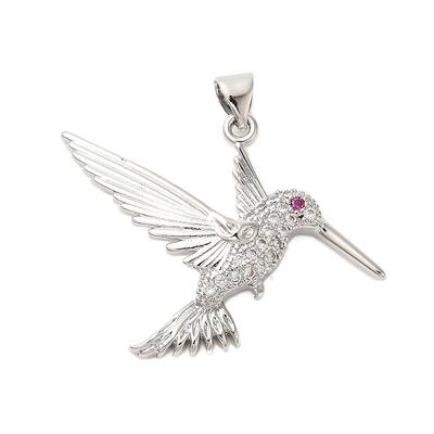 Brass Micro Pave Cubic Zirconia Pendants