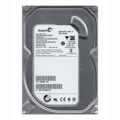 633980-001 HP 500GB 7200RPM SATA 6Gb/s NCQ LFF 16MB Cache 3.5-inch Hard Drive