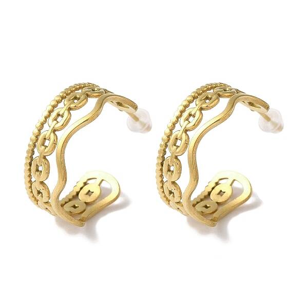 PVD Vacuum Plating 201 Stainless Steel Studs Earring