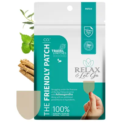 Zen - Relax & Let Go Ashwagandha, GABA, Magnesium Calm patches travel 8 pack