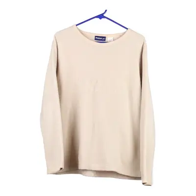 Reebok Fleece - Large Cream Polyester