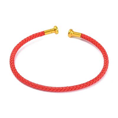 Braided Carbon Steel Wire Bracelet Making