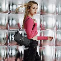 KKXIU Shoulder Bags for Women Retro Crescent Hobo Handbag Y2K Underarm Purse