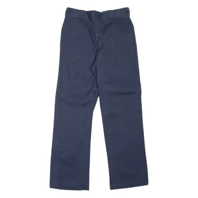DICKIES 874 Workwear Mens Trousers Blue Regular Straight W30 L30