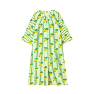 Pink City Prints - Thasos Kaftan - Pineapple