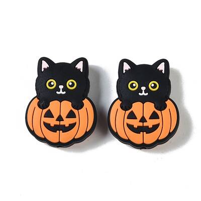 Halloween Theme Silicone Focal Beads
