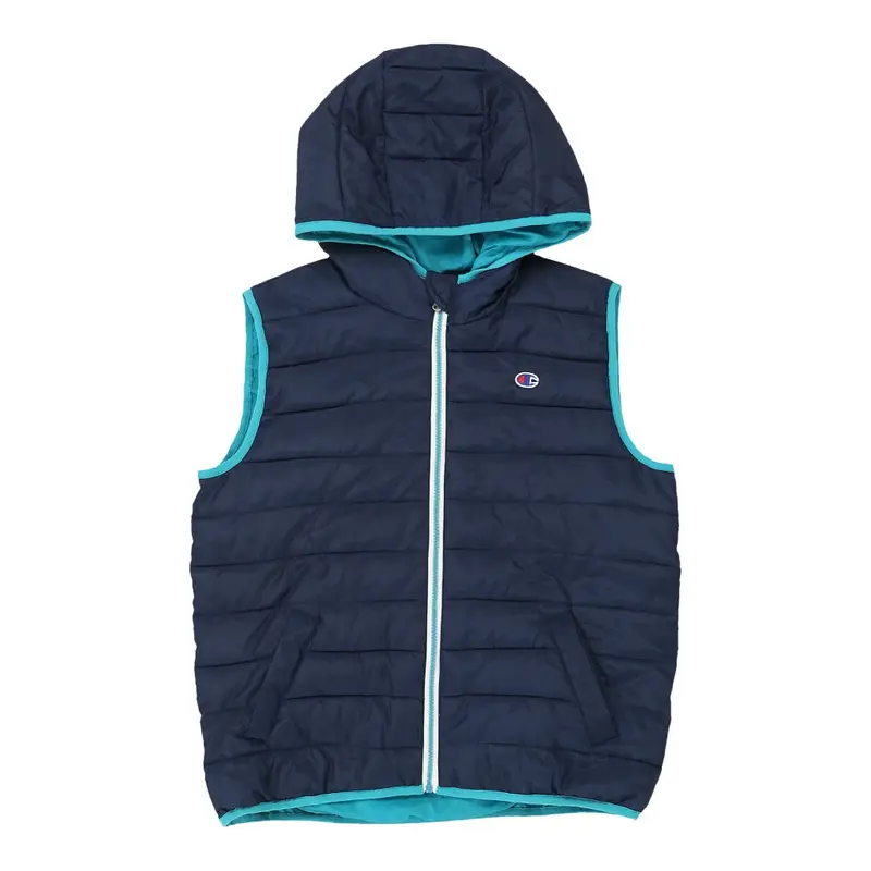 Age 13-14 Champion Gilet - XL Navy Polyester