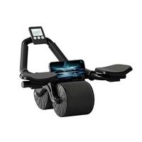 Ab Roller Wheel with&Timer ,Ab Abdominal Exercise Roller with Elbow Support Home Fitness Core Exercises Ab Roller for Abdomin...