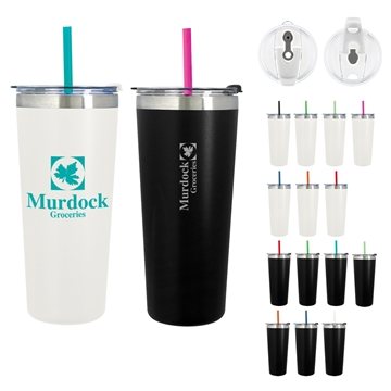 36 Customized 24 oz Colma Basics Tumbler - Vacuum Insulated & BPA ...