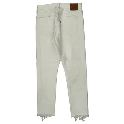 Levis Jeans - 29W UK 12 White Cotton