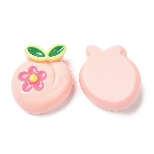 Opaque Resin Fruit Cabochons