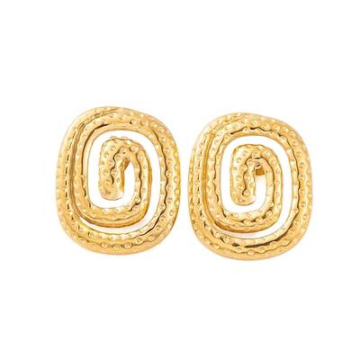 Ion Plating(IP) 304 Stainless Steel Stud Earrings for Women