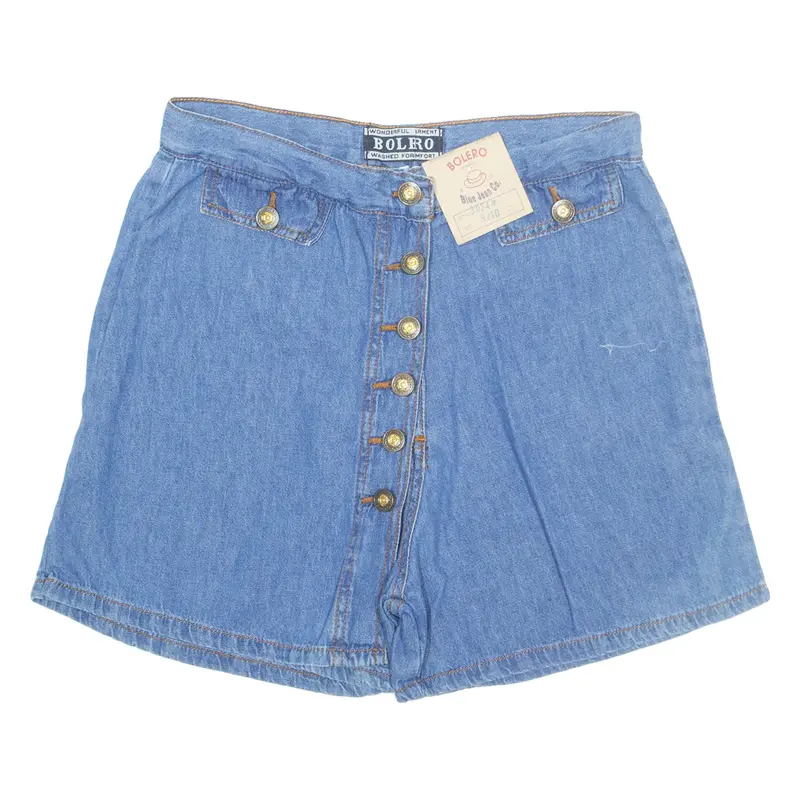 BOLERO Womens Denim Shorts Blue M W28