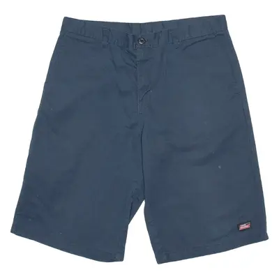DICKIES Mens Workwear Shorts Blue Relaxed M W34
