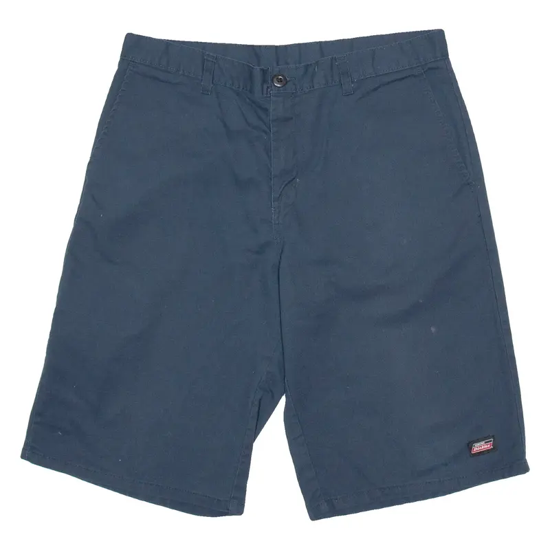 DICKIES Mens Workwear Shorts Blue Relaxed M W34