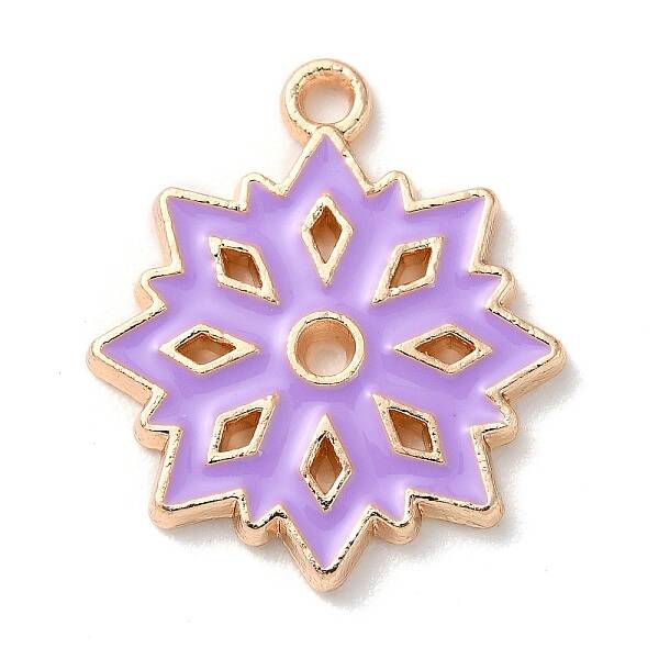 Christmas Zinc Alloy Enamel Pendants