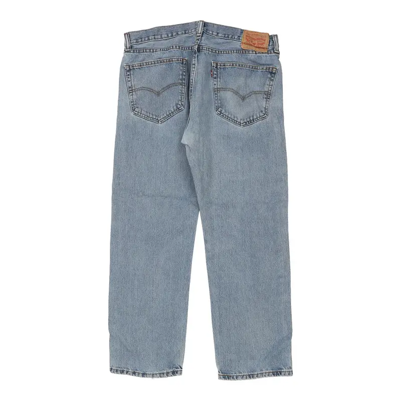 505 Levis Jeans - 36W 29L Blue Cotton