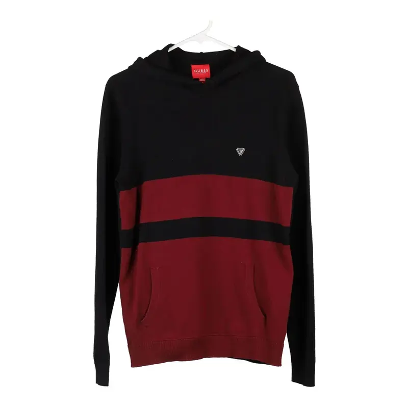 Guess Hoodie - Medium Block Colour Cotton Blend