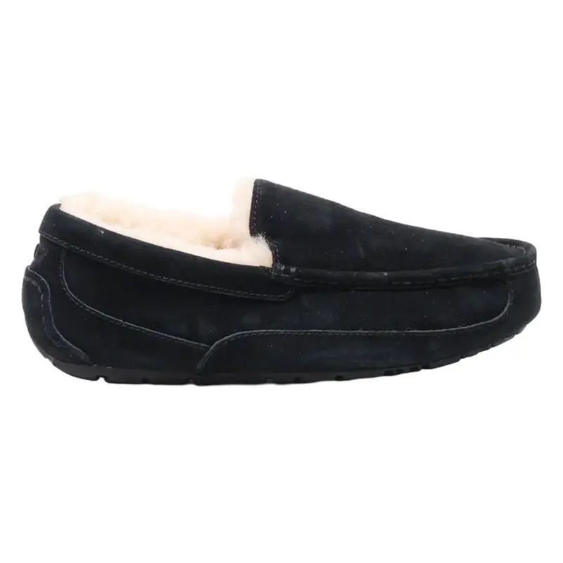 UGG Slipper Clog Shoes Black Suede Mens UK 7