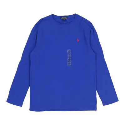 Age 13-14 Ralph Lauren Long Sleeve T-Shirt - XL Blue Cotton | Size: x-large