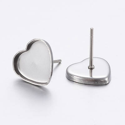 Tarnish Resistant 304 Stainless Steel Ear Stud Findings