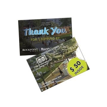 100 Customized Pull Out Gift Card Holder Sleeve Printed Full Color ...