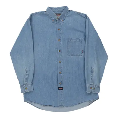 Dickies Denim Shirt - XL Blue Cotton