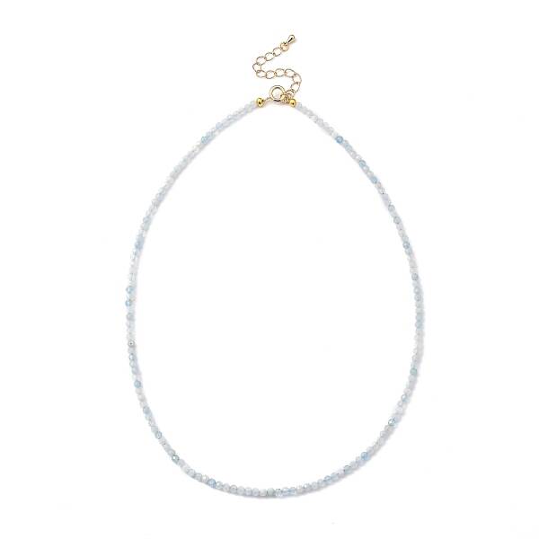 Natural Aquamarine Beaded Necklaces