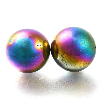 Synthetic Magnetic Hematite Sphere Beads