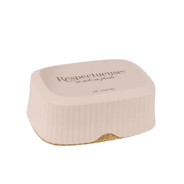 Respectful blush pink transport box