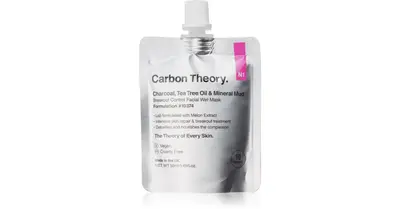 Carbon theory Face mask with charcoal, tea tree oil and mineral mud 50 ml