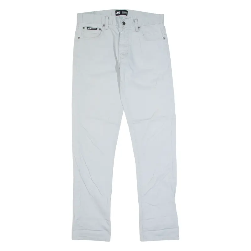 NIKE Skateboard Mens Trousers Grey Regular Tapered W32 L32