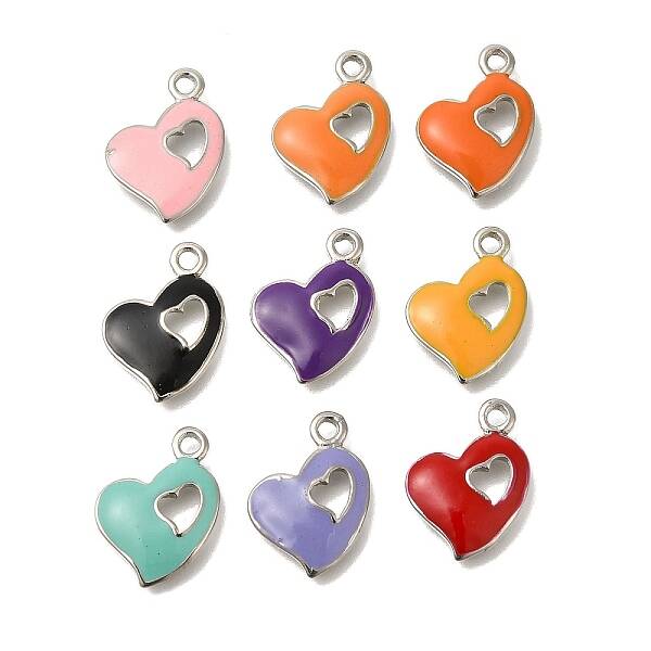Brass Enamel Pendants