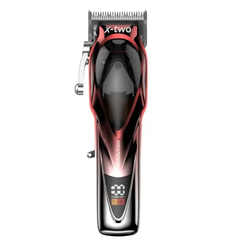 Giubra hair clipper g-lux two evolution red fixed head 440 japanese steel