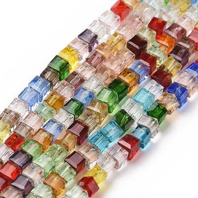 Transparent Glass Bead Strands
