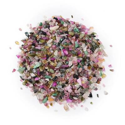 Natural Tourmaline Chip Beads