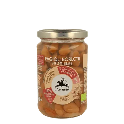 Alce nero spa Organic Boiled Borlotti Beans Alce Nero 300g