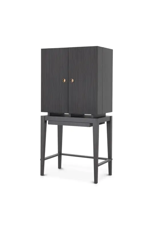 Charcoal Oak Storage Cabinet | Eichholtz Dimitros