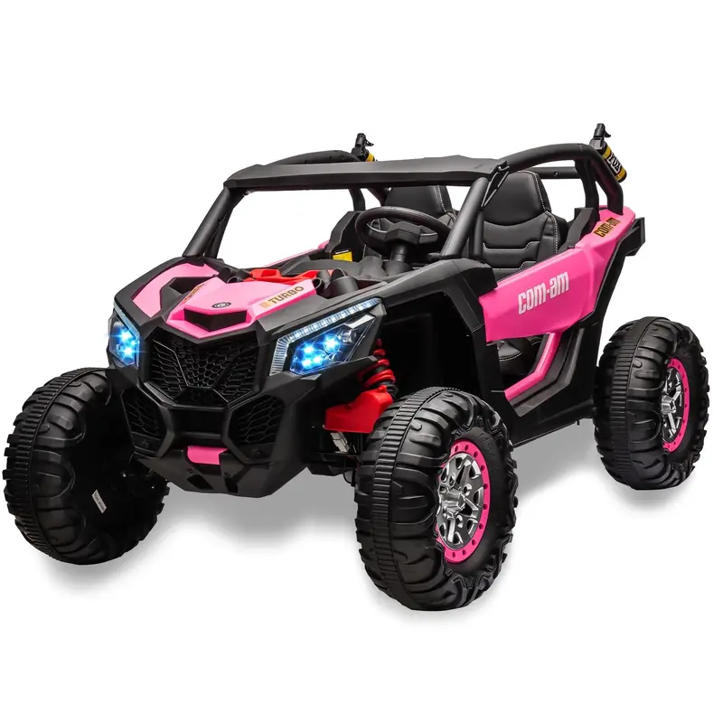 Garvee Ride - P Series: 24V 2 Seater Kids Ride on UTV Car For age 3+, w/Remote Control, 4WD Powerful Electric Vehicle with 4x...