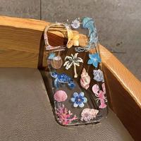 Clear Phone Case with Shell Pattern, Anti-drop Cellphone Protective Case, Total Protective Shockproof Mobile Phone Cover for ...