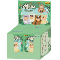 52TOYS Crayon Shin-chan Big tail Kawaii Creative Gift Room Decor Desktop Decoration Gift for Birthday Party Swing Figurine Te...