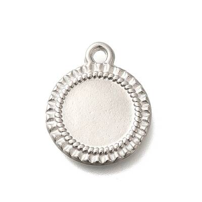 304 Stainless Steel Pendant Cabochon Settings