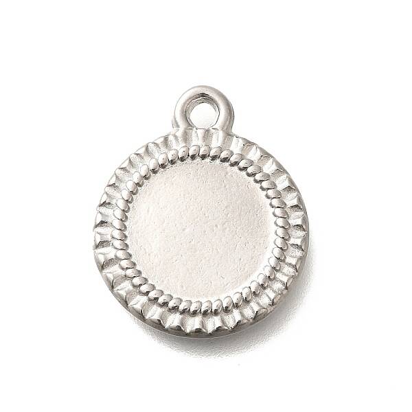 304 Stainless Steel Pendant Cabochon Settings
